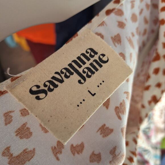 Savanna Jane Size L Long Bell Sleeved Pullover Boho Blouse - Picture 2 of 13